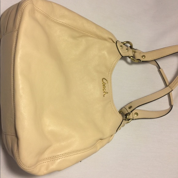 Medium size Taupe Coach Purse - Picture 7 of 7